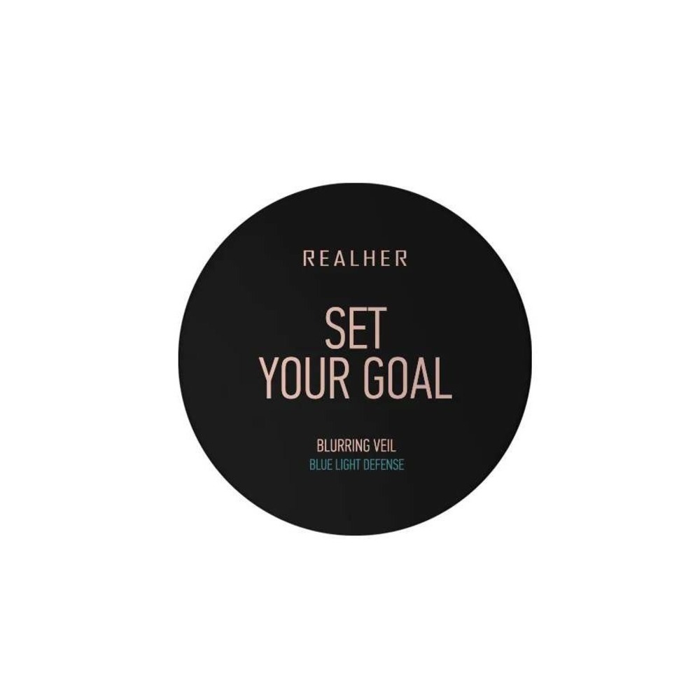 RealHer Blurring Veil Set Your Goal Blue Light Defense Setting Powder NEW